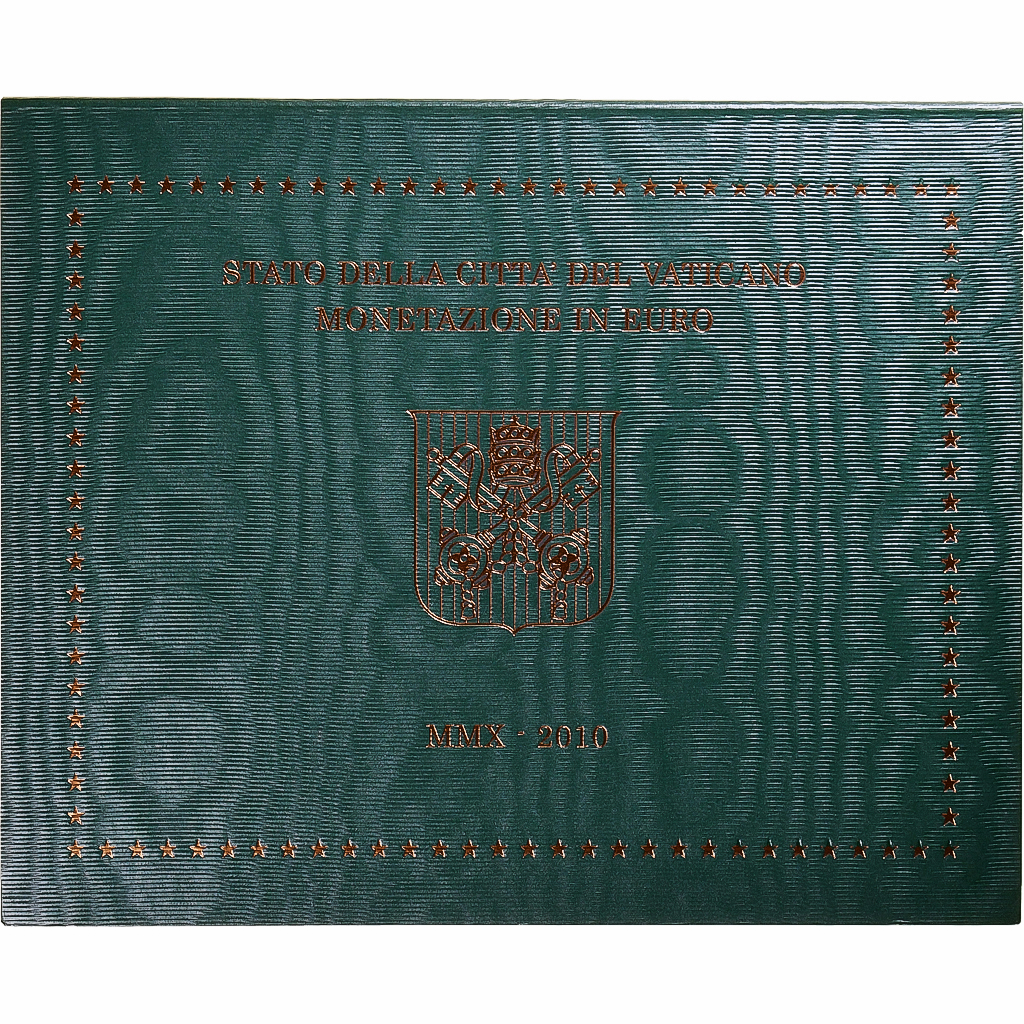 Vatikan, 1 Cent to 2 Euro, 2010, Rome, BU, STGL
