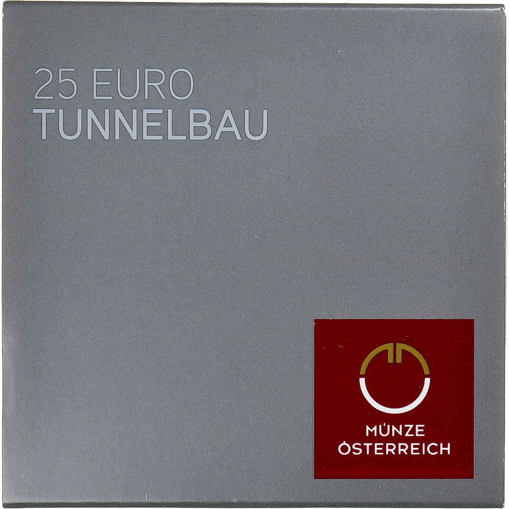 Austria, 25 Euro, Tunneling, 2013, Vienna, , Bi-Metallic, KM:3217