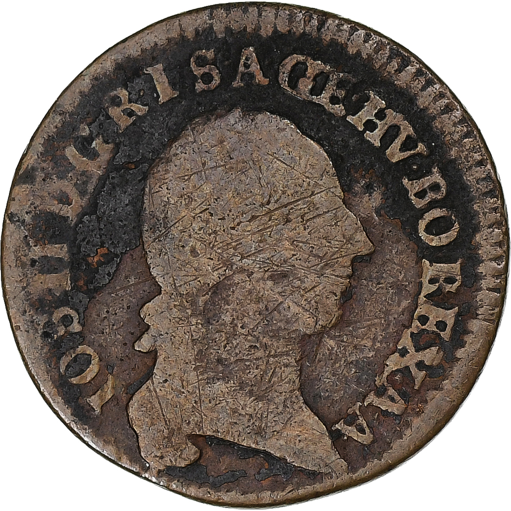 Coin, Austria, Joseph II, 1/4 Kreuzer, 1782, , Copper, KM:2051.1