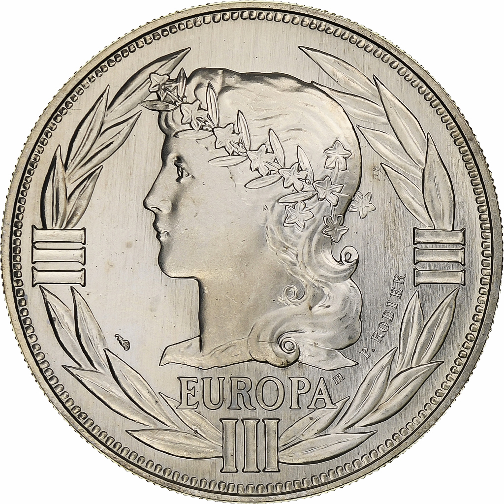 France, Medal, Ecu Europa, Marianne, 1988, Rodier, , Copper-nickel