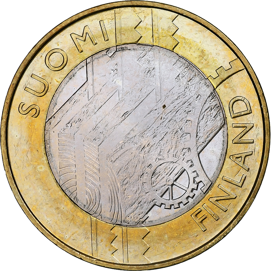 Finnland, 5 Euro, Province de Uusimaa, 2011, Vantaa, VZ, Bi-Metallic, KM:160