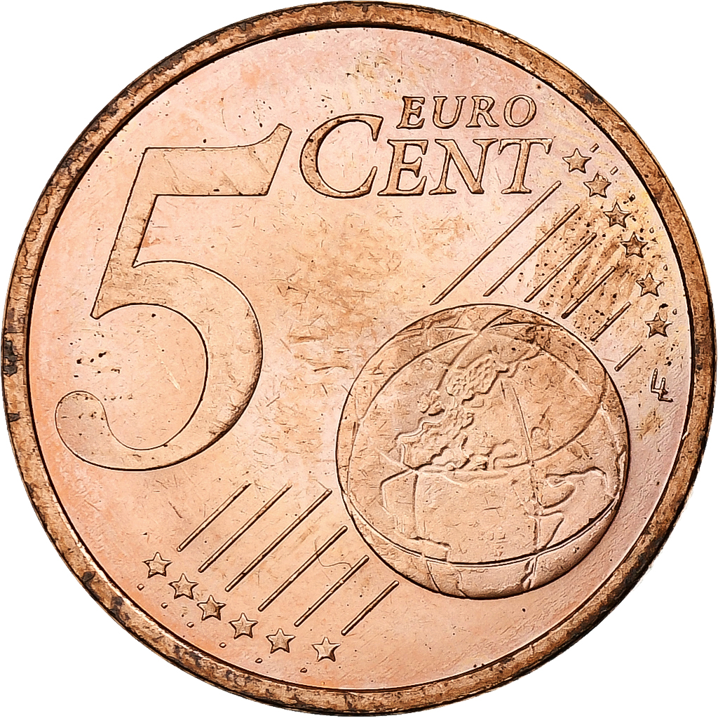 Andorra, 5 Euro Cent, 2014, VZ+, Copper Plated Steel, KM:New