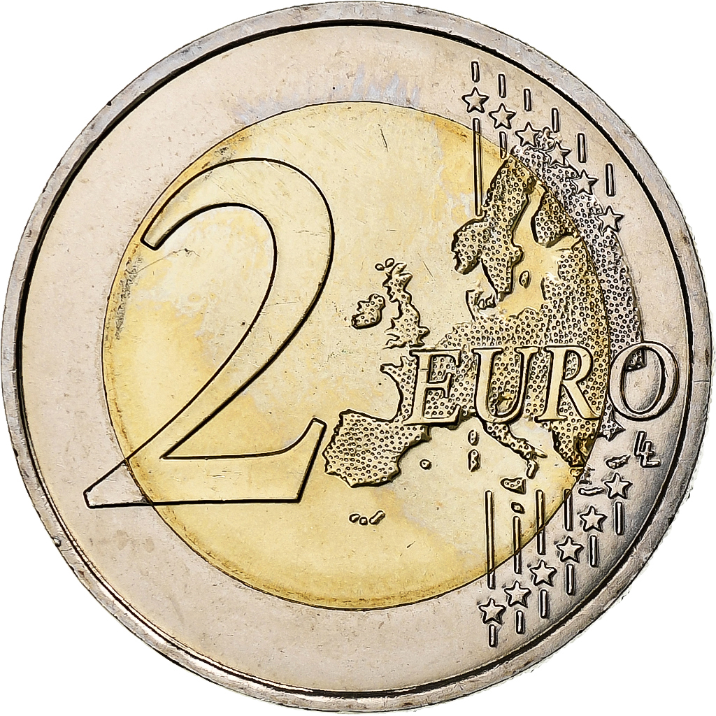 Frankreich, 2 Euro, 30 ans du drapeau de l union europeenne, 2015, Paris, UNZ