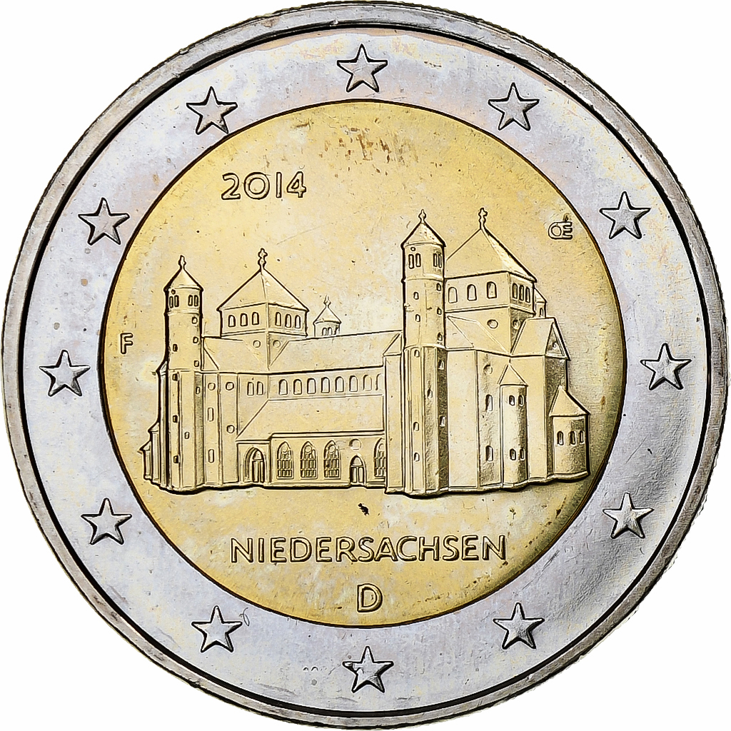 Deutschland, 2 Euro, 2014, Munich, Bi-Metallic, VZ+, KM:New