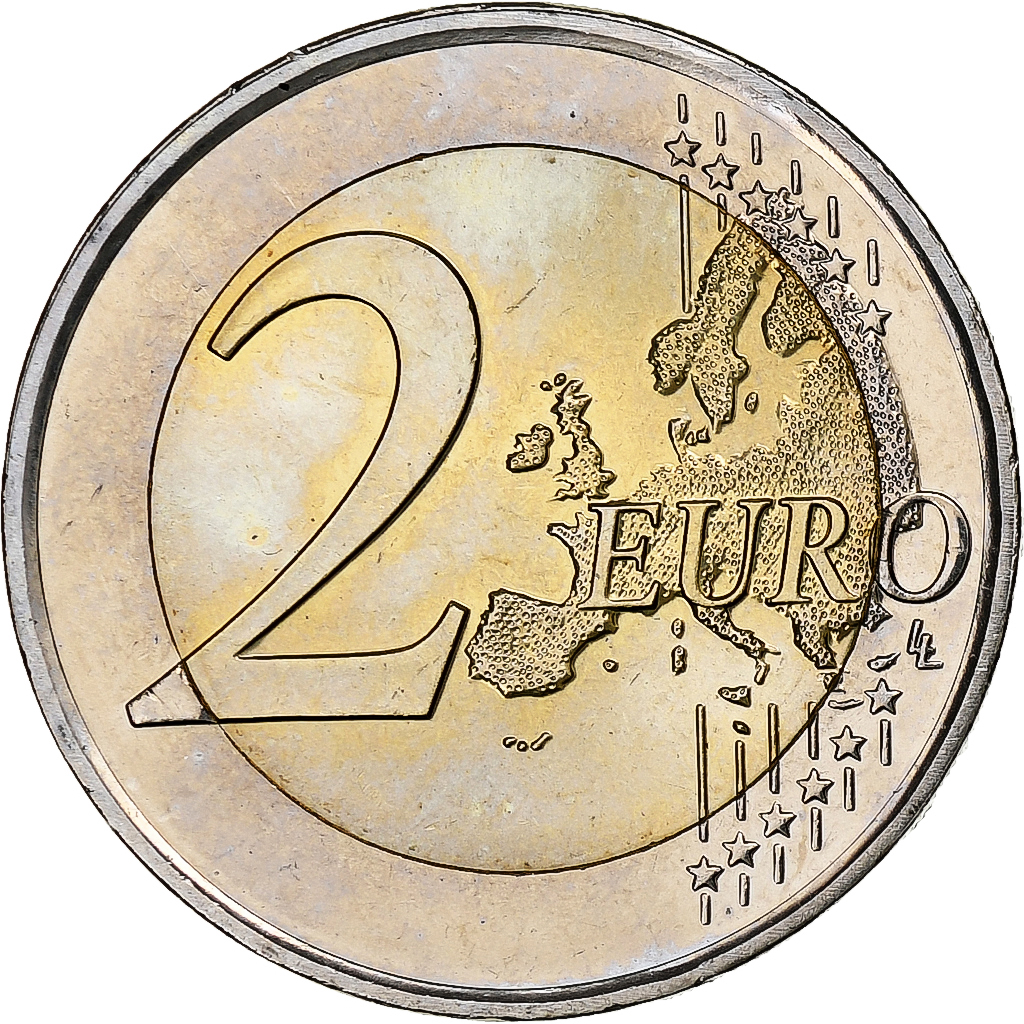 Netherlands, 2 Euro, bicentenaire du Royaume des Pays-Bas, 2013, Utrecht