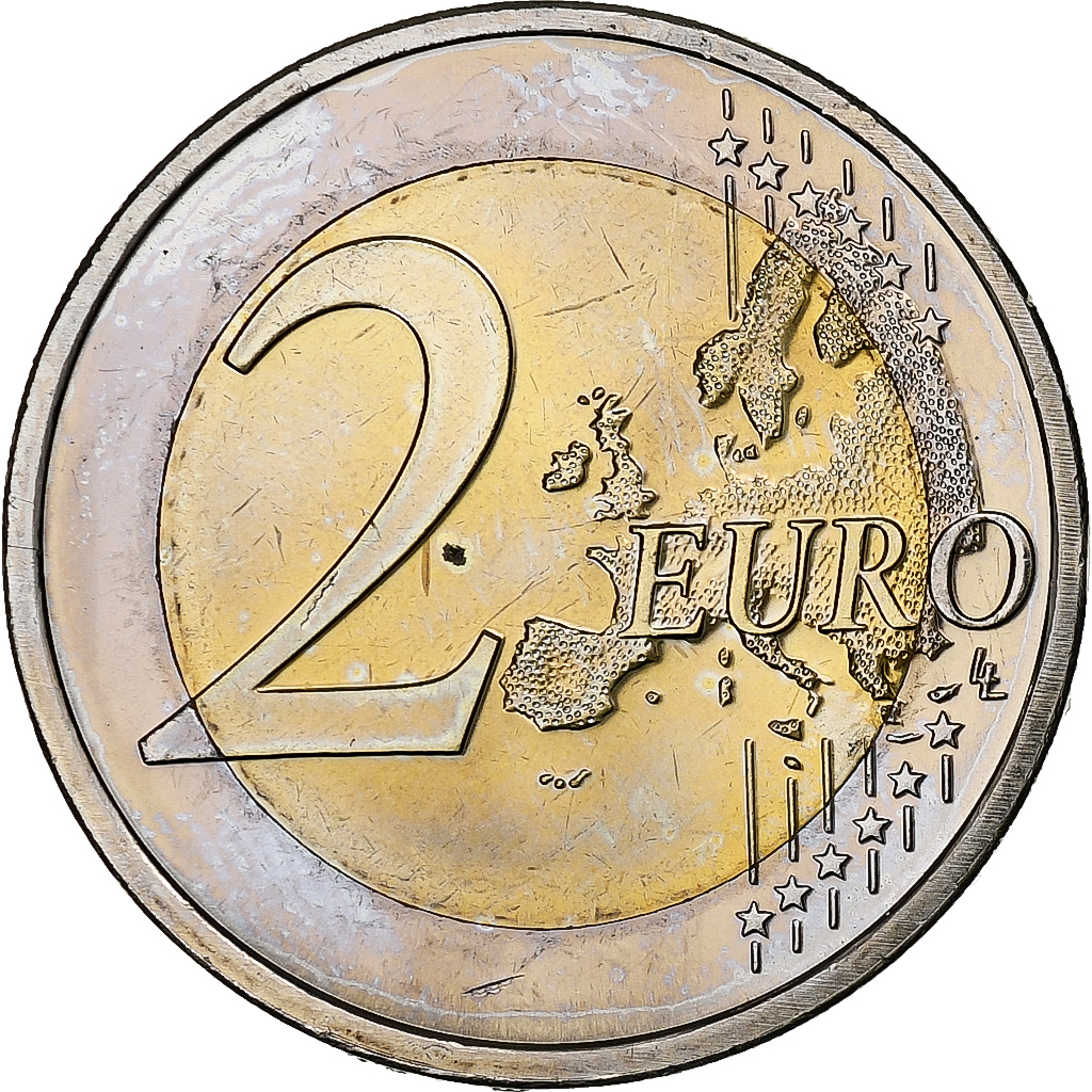 Slovenia, 2 Euro, Primoz Trubar, 2008, Vantaa, , Bi-Metallic, KM:80