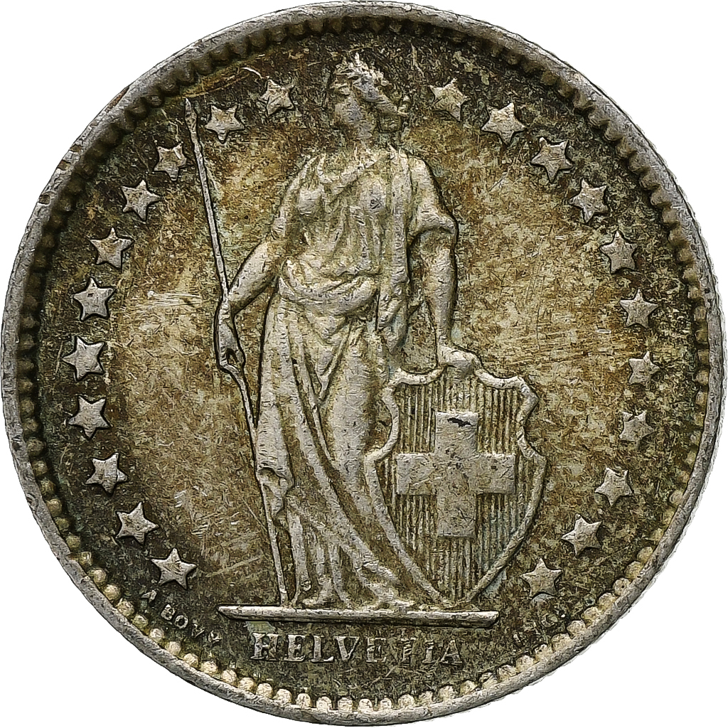 Switzerland, 1/2 Franc, 1962, Bern, Silver, , KM:23
