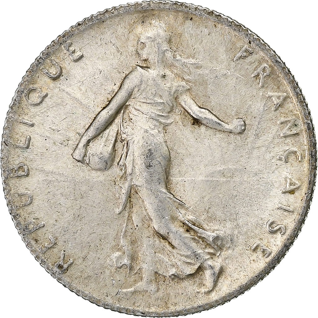 France, 50 Centimes, Semeuse, 1918, Paris, Silver, , KM:854