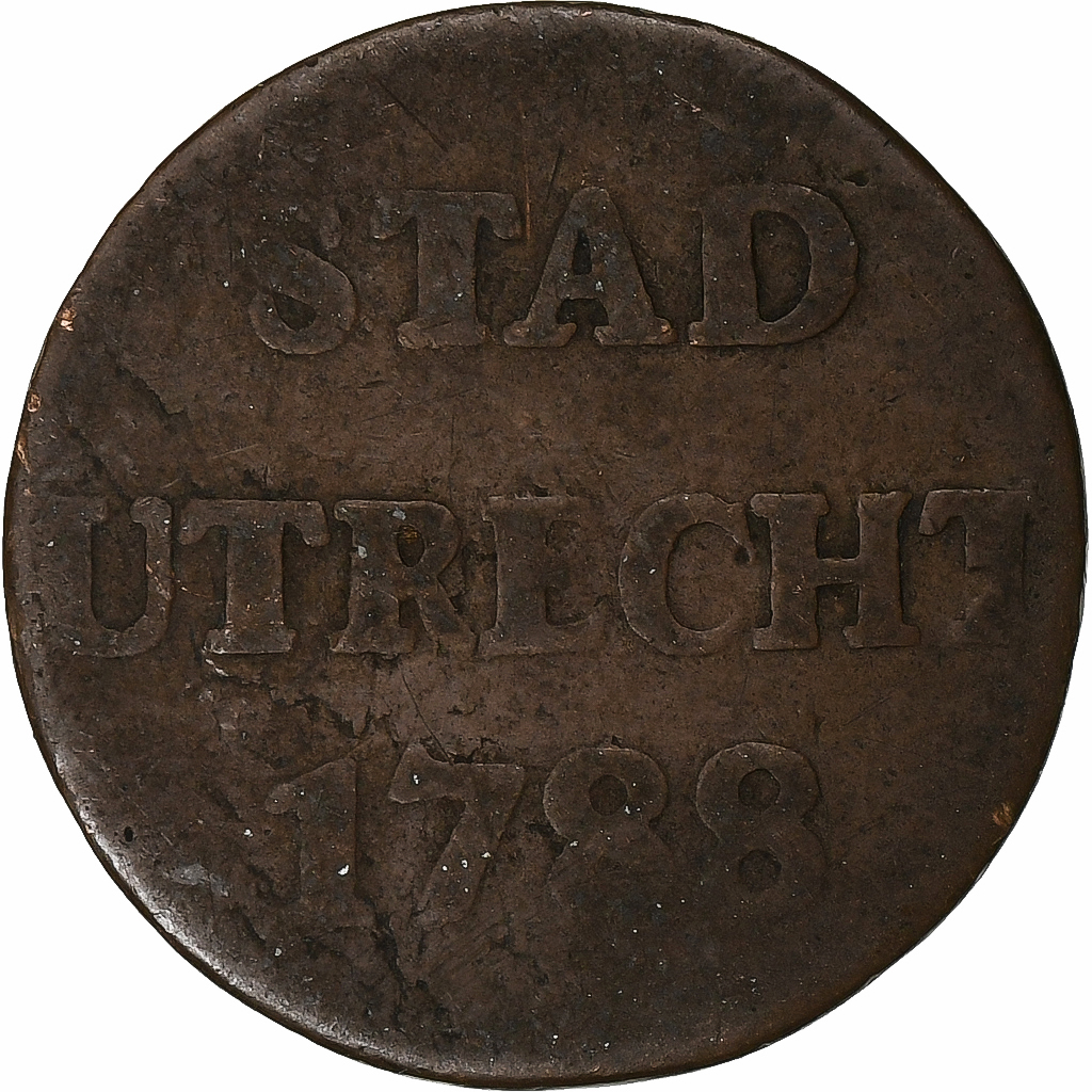 Netherlands, UTRECHT, Duit, 1788, Utrecht, Copper, , KM:91