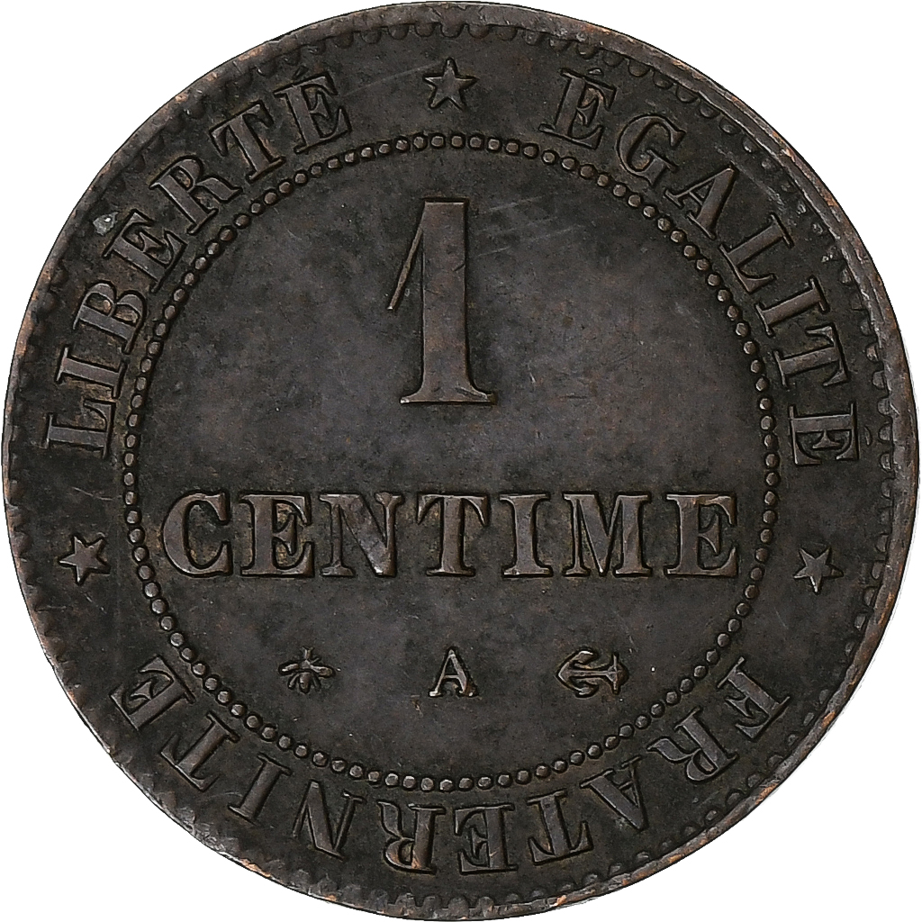Coin, France, Cérès, Centime, 1879, Paris, , Bronze, KM:826.1
