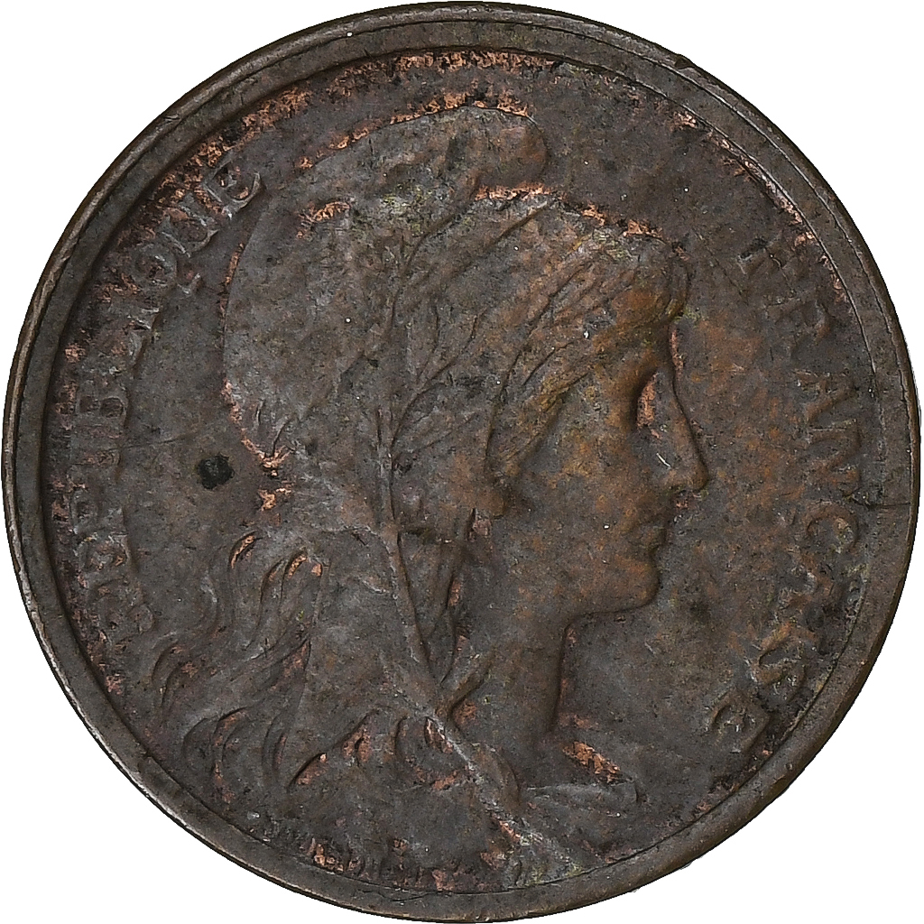 France, Centime, Dupuis, 1914, Paris, Bronze, , Gadoury:90, KM:840