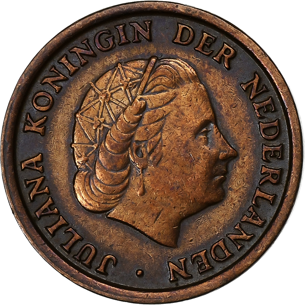 Netherlands, Juliana, Cent, 1950, Bronze, , KM:180