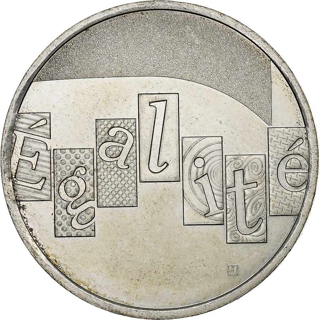 France, 5 Euro, Egalité, 2013, Paris, Silver, 