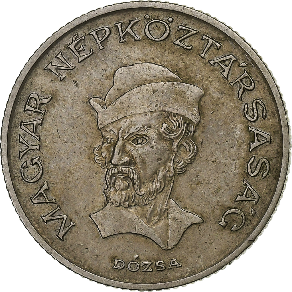 Hungary, 20 Forint, 1985, Copper-nickel, VF, KM:630