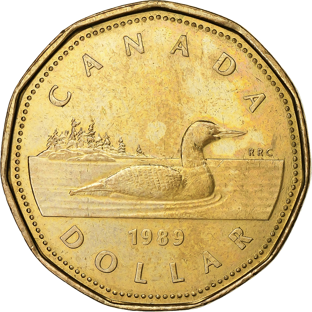 Canada, Dollar, 1989, Ottawa, Aureate-Bronze Plated Nickel, , KM:157