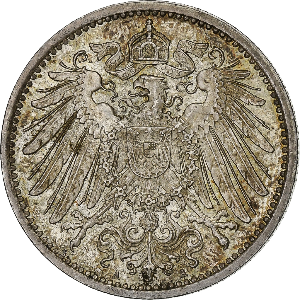 GERMANY - EMPIRE, Wilhelm II, Mark, 1900, Berlin, Silver, , KM:14
