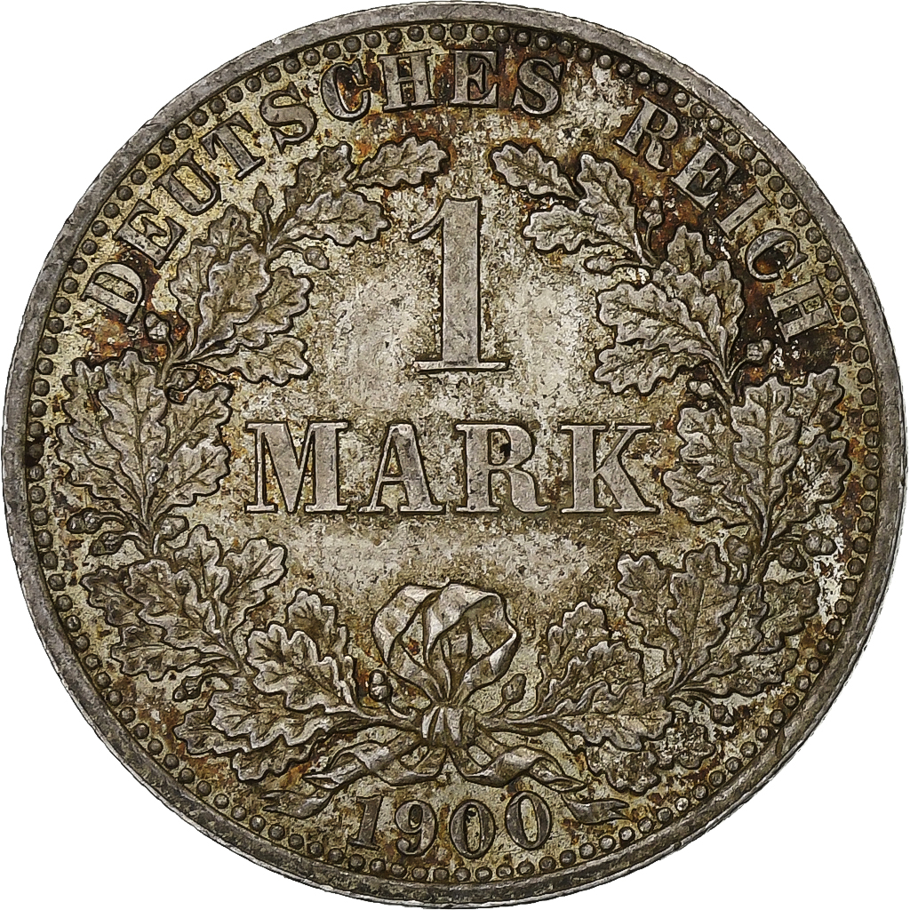 GERMANY - EMPIRE, Wilhelm II, Mark, 1900, Berlin, Silver, , KM:14