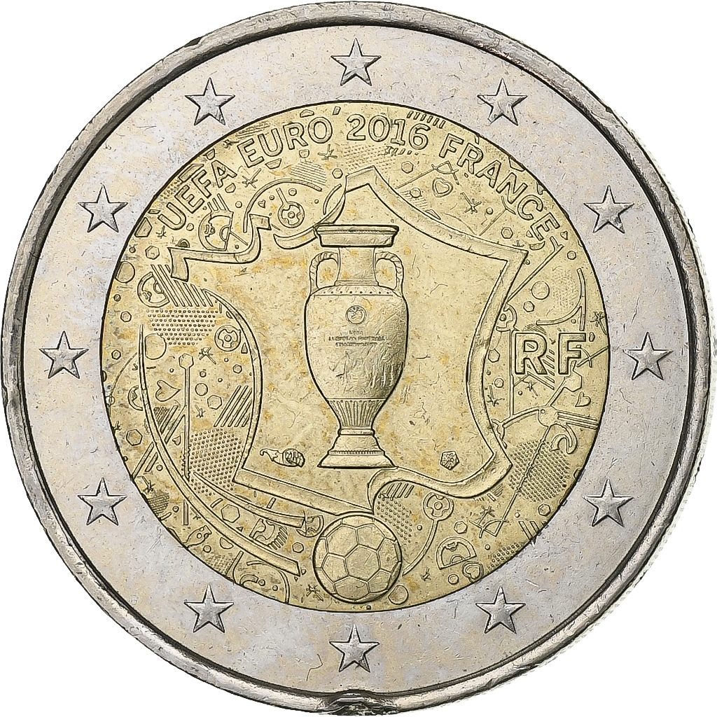 France, 2 Euro, 2016, Paris, Bimétallique, TTB