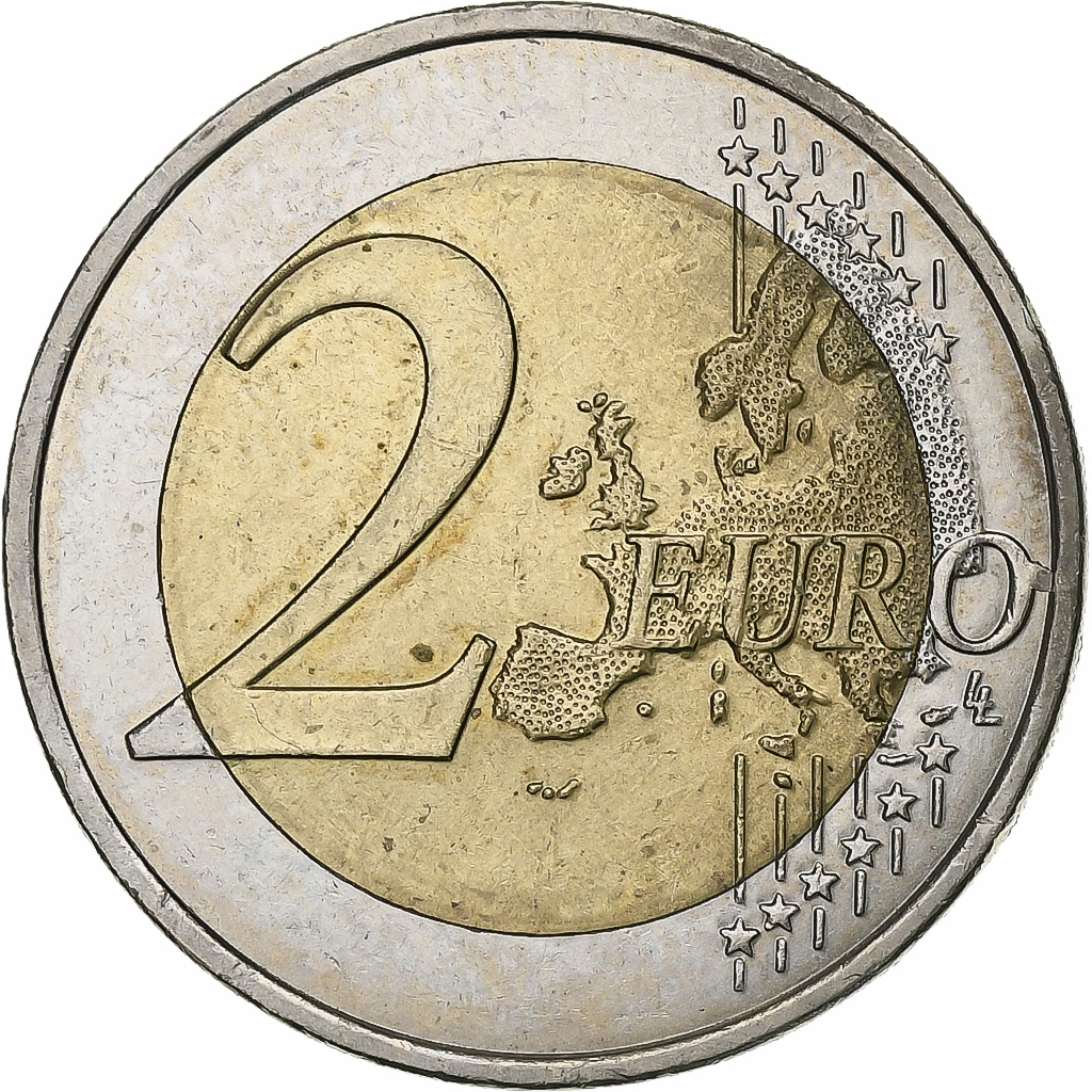 France, 2 Euro, 2016, Paris, Bi-Metallic, AU(50-53)