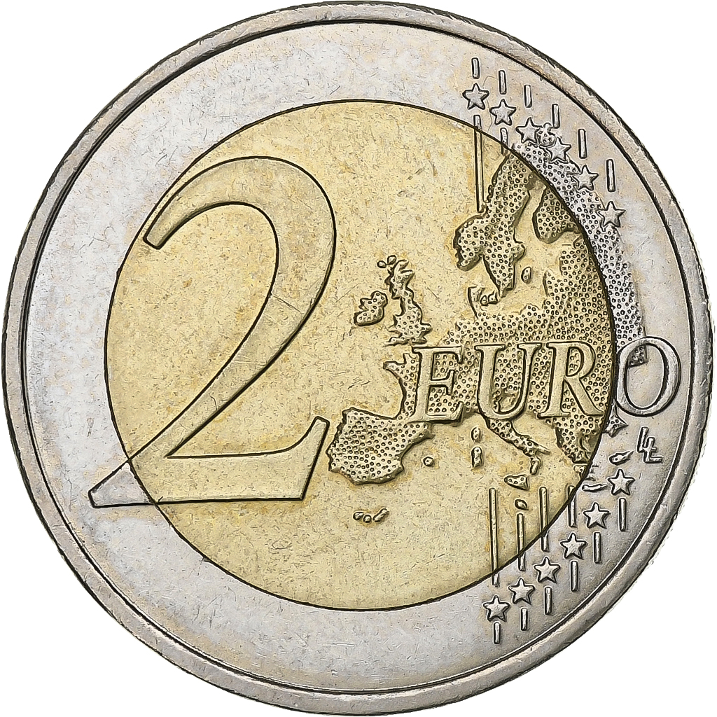 France, 2 Euro, 2016, Bimétallique, TTB+