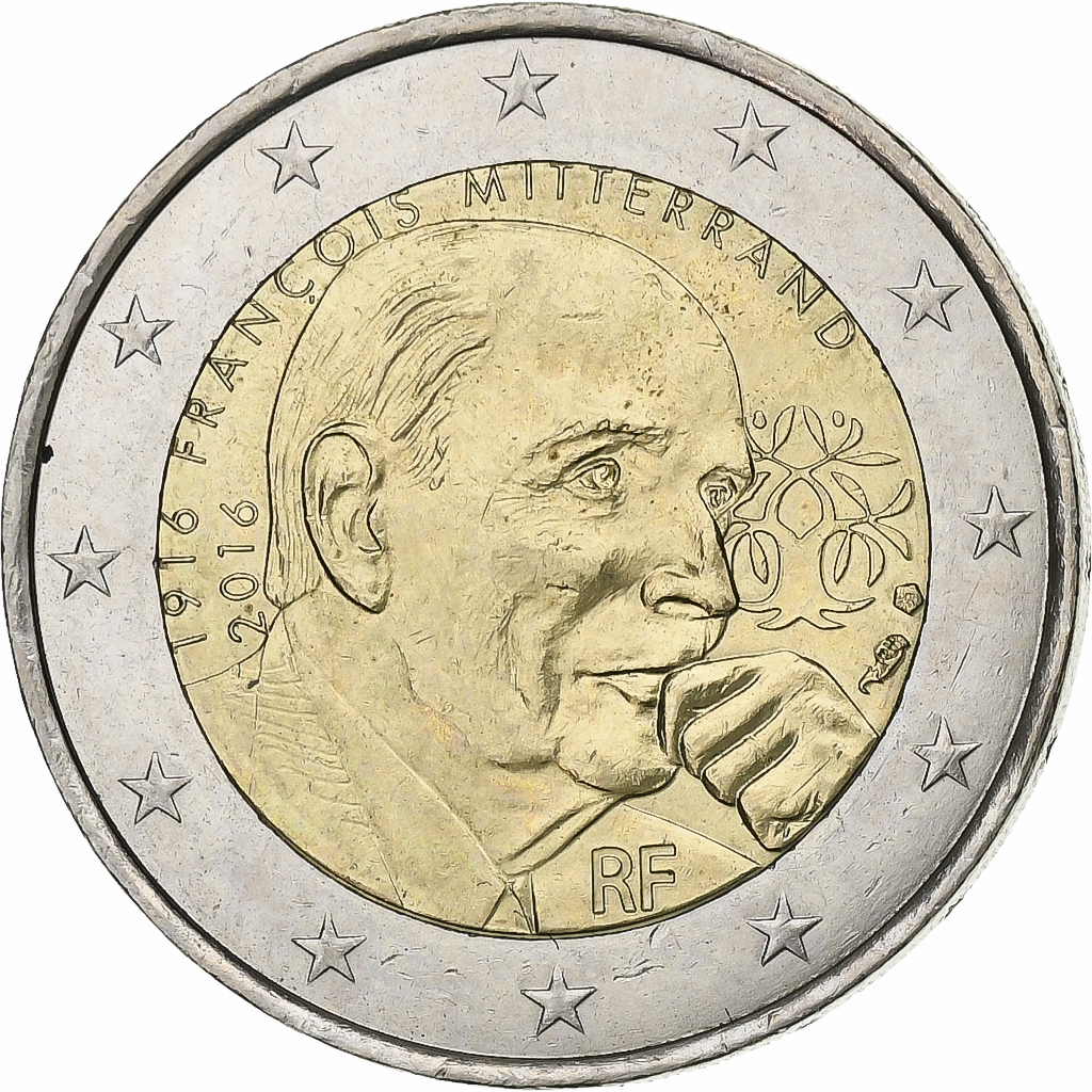 France, 2 Euro, 2016, Bi-Metallic, 