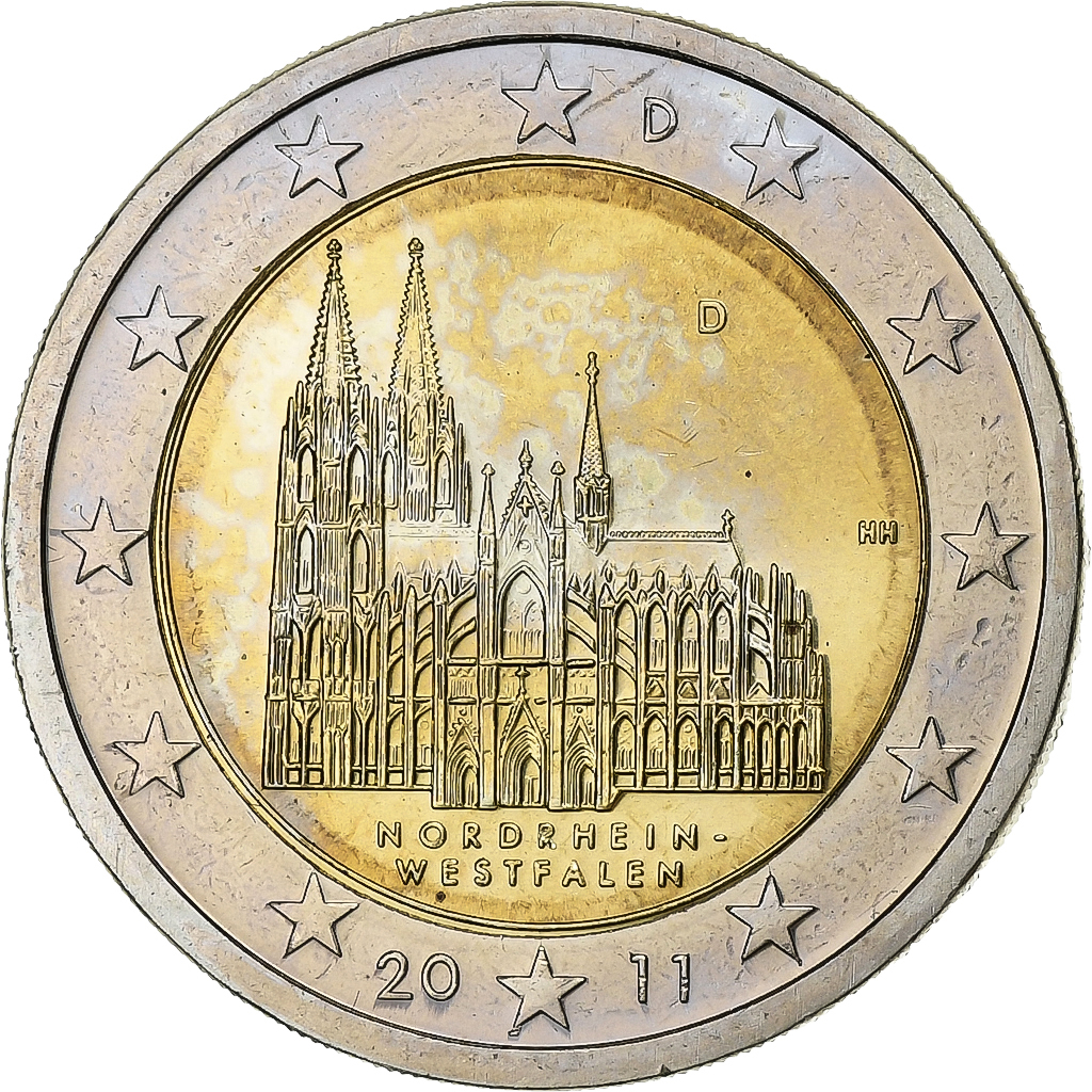 GERMANY - FEDERAL REPUBLIC, 2 Euro, 2011, Munich, Bi-Metallic, , KM:293