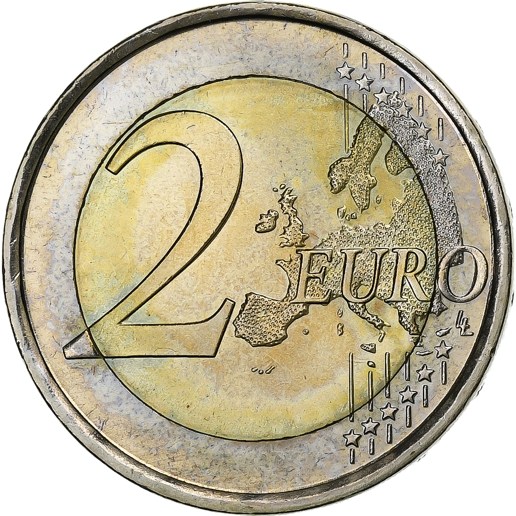 Spanien, Juan Carlos I, 2 Euro, 2010, Madrid, Bi-Metallic, UNZ, KM:1152
