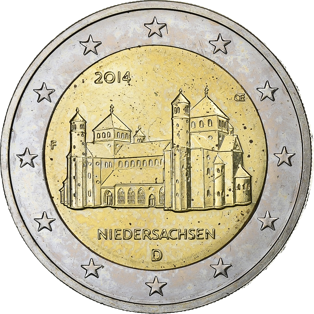 Deutschland, 2 Euro, 2014, Stuttgart, Bi-Metallic, VZ+, KM:New
