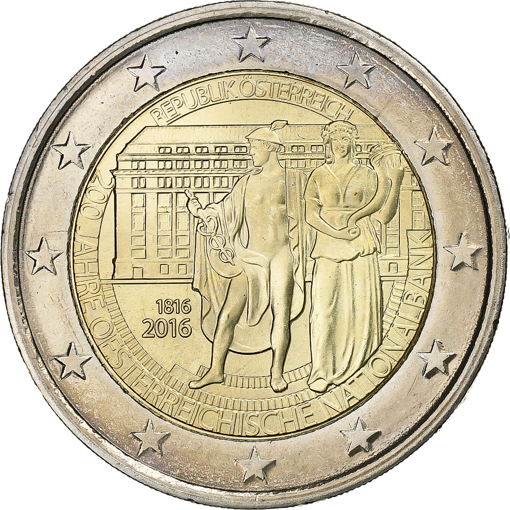 Österreich, 2 Euro, 2016, Bi-Metallic, UNZ, KM:New