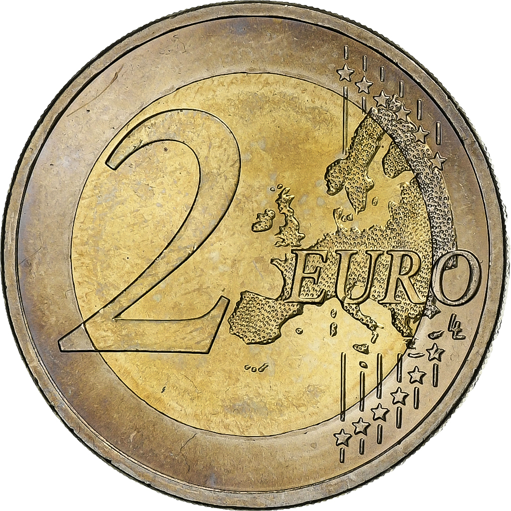 Slovakia, 2 Euro, Visegrad Group, 20th Anniversary, 2011, Kremnica, MS