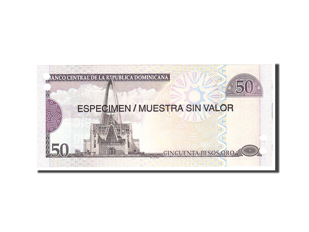 Banknote, Dominican Republic, 50 Pesos Oro, 2006, Undated, KM:176s1, UNC(65-70)