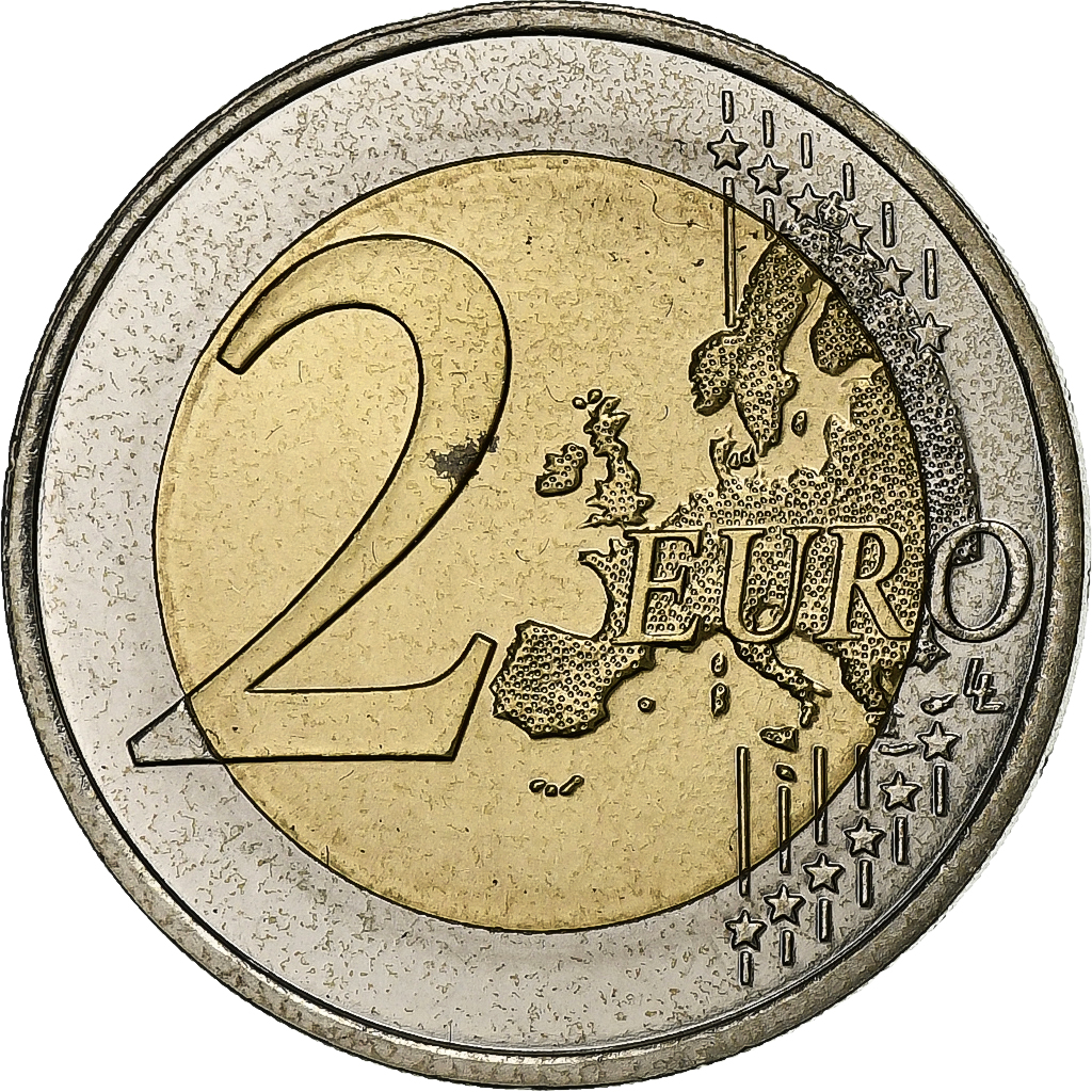 Luxembourg, Henri, 2 Euro, 2008, Paris, Bimétallique, SUP+, KM:96
