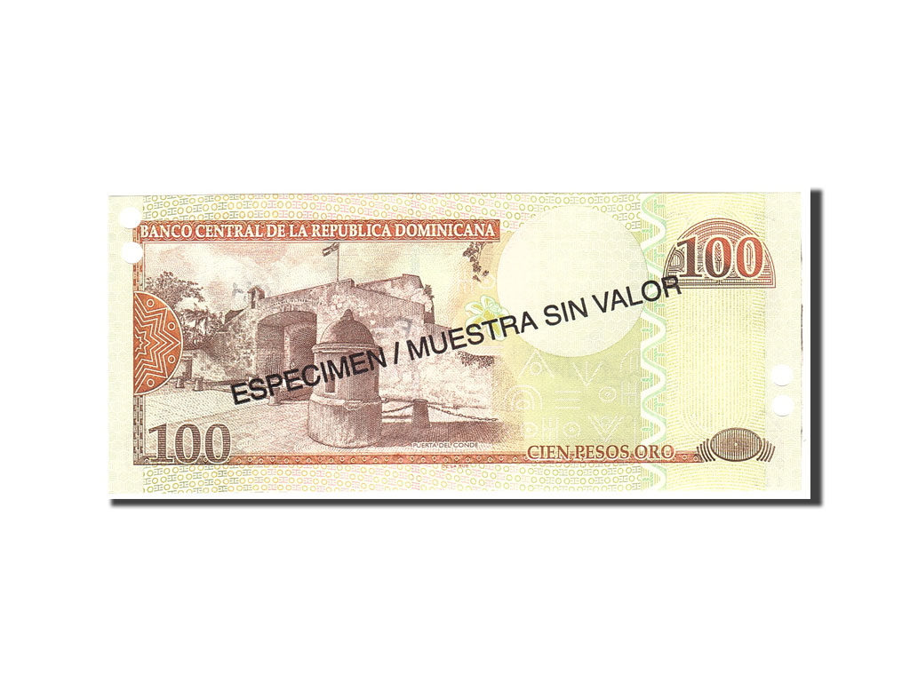 Banknote, Dominican Republic, 100 Pesos Oro, 2003, Undated, KM:171s3, UNC(65-70)