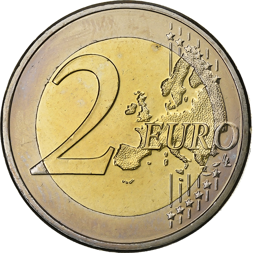 Netherlands, 2 Euro, 10 ans de l'Euro, 2009, MS, Bi-Metallic, KM:281
