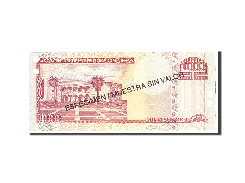 Banknote, Dominican Republic, 1000 Pesos Oro, 2002, Undated, KM:173s1
