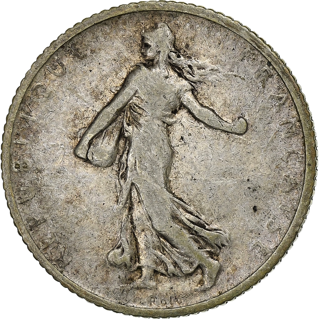 France, Franc, Semeuse, 1900, Paris, Silver, VF, Gadoury:467, KM:844.1