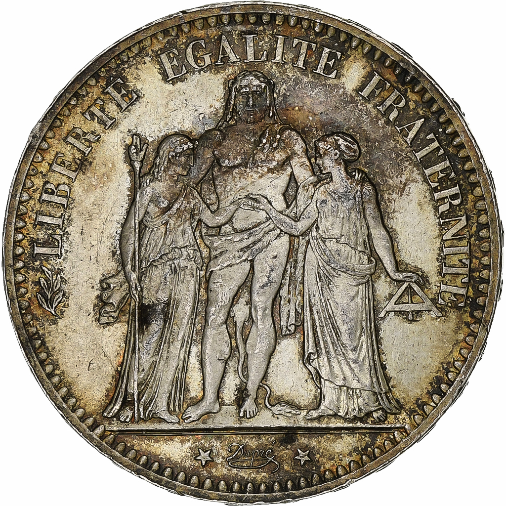 France, 5 Francs, Hercule, 1877, Paris, Silver, , Gadoury:745a