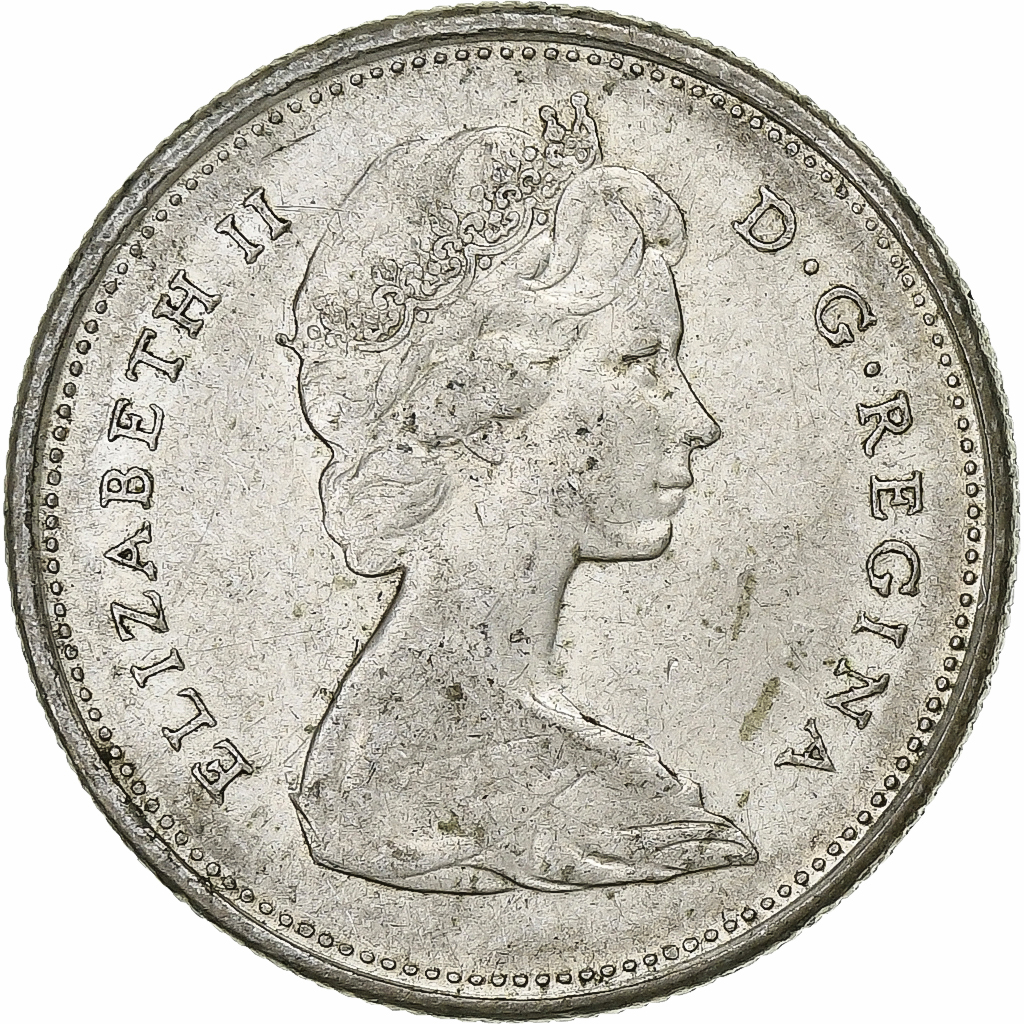 Canada, Elizabeth II, 25 Cents, 1967, Royal Canadian Mint, Silver, 