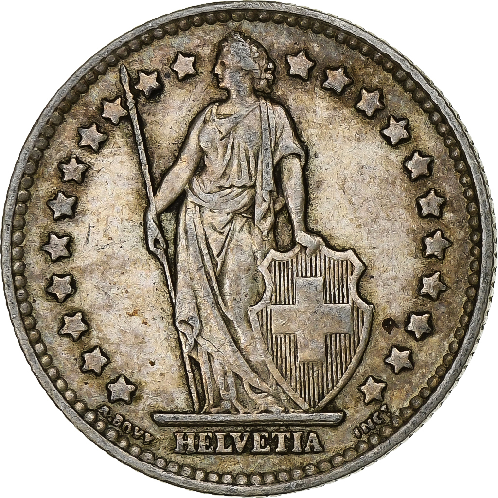 Switzerland, Franc, 1939, Silver, , KM:24