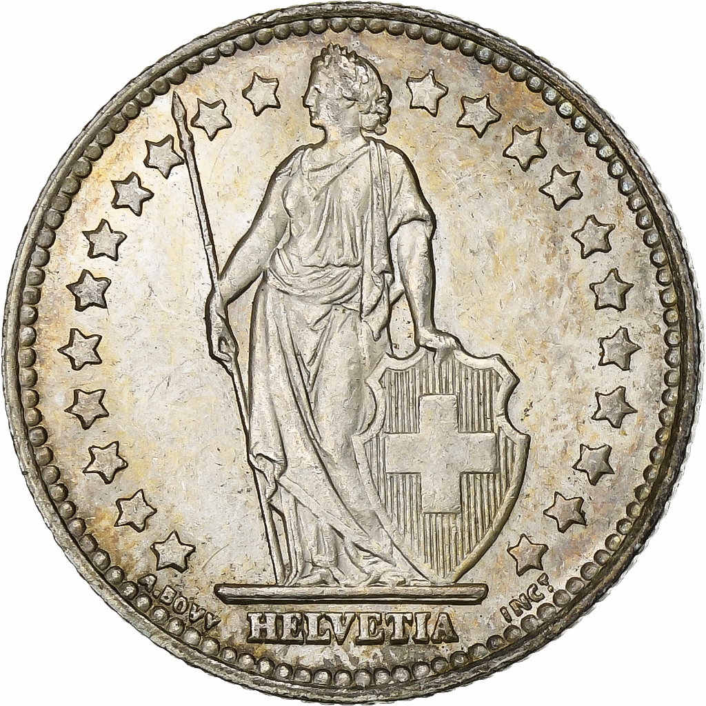 Switzerland, Franc, 1952, Bern, Silver, , KM:24