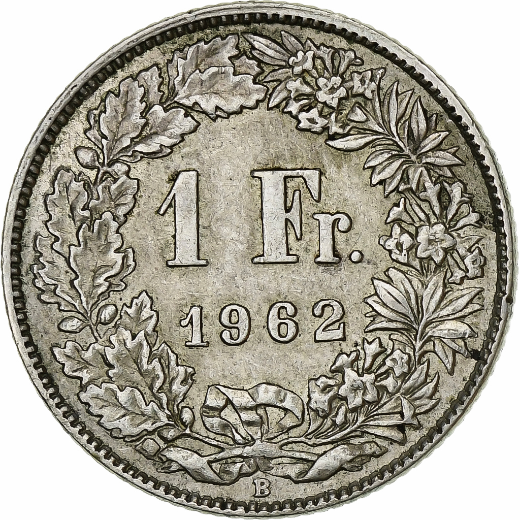Switzerland, Franc, 1962, Bern, Silver, , KM:24