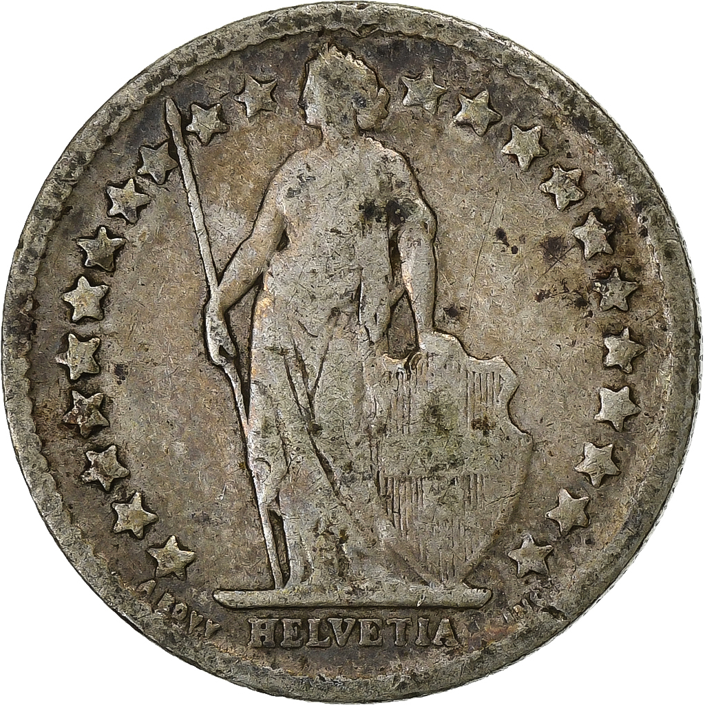 Switzerland, 1/2 Franc, 1903, Bern, Silver, , KM:23