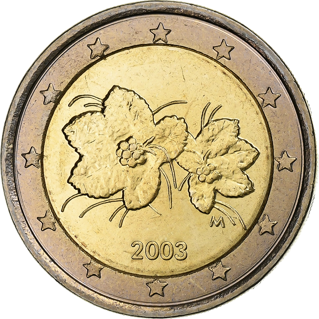 Finland, 2 Euro, 2003, Vantaa, Bi-Metallic, , KM:105