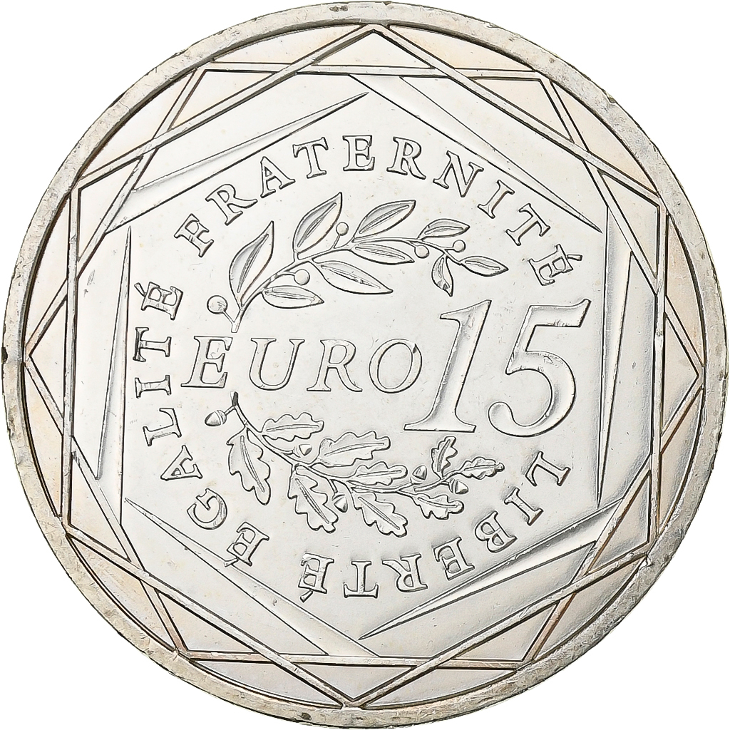 France, 15 Euro, 2008, Silver, , Gadoury:EU288, KM:1535