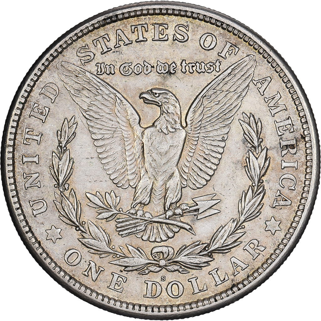 United States, Dollar, Morgan Dollar, 1921, San Francisco, Silver, 