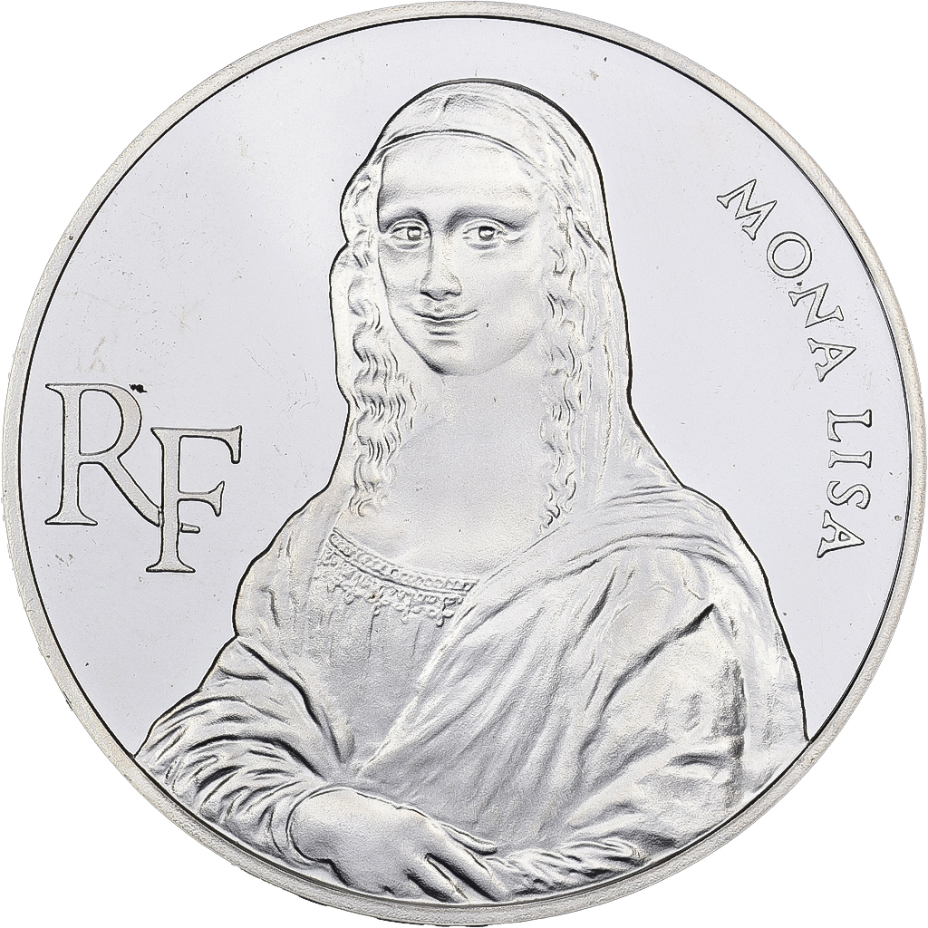 France, 100 Francs, Mona Lisa, Bicentenaire du Musée du Louvre, 1993, ESSAI