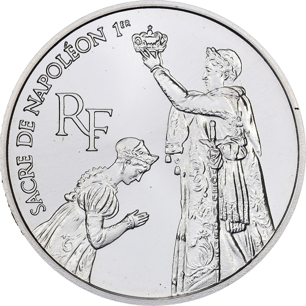 France, 100 Francs, Sacre de Napoléon Ier, 1993, ESSAI, Silver, 
