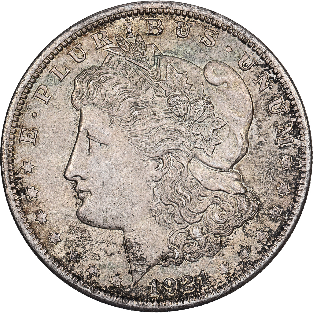 United States, Dollar, Morgan Dollar, 1921, U.S. Mint, Silver, , KM:110