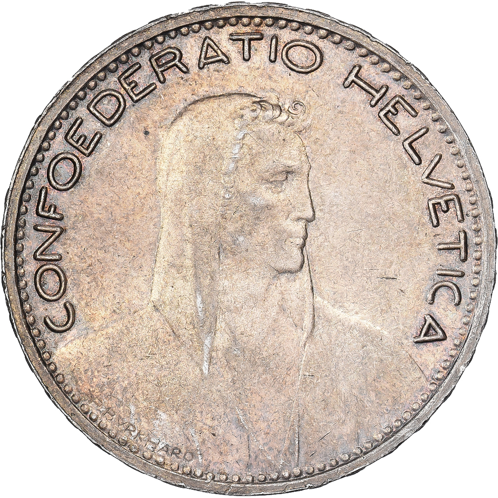 Switzerland, 5 Francs, 1923, Bern, Silver, , KM:37