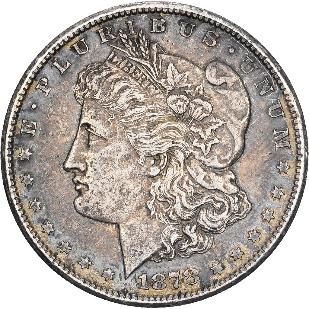 United States, Dollar, Morgan Dollar, 1878, Carson City, Silver, 